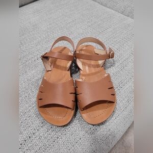 Girls Cat & Jack size 13 Brown Sandals